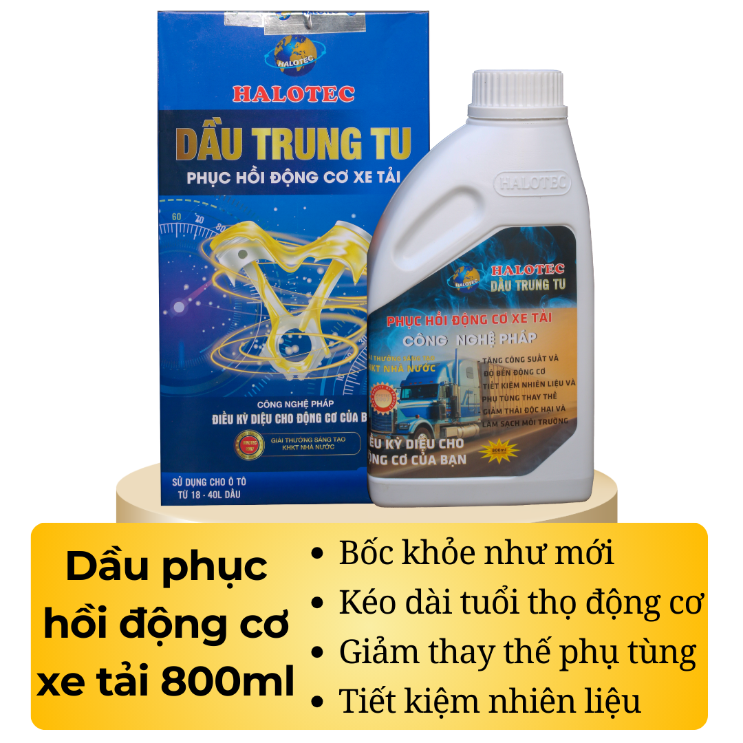 DẦU TRUNG TU - PHỤC HỒI ĐỘNG CƠ XE TẢI 800ML