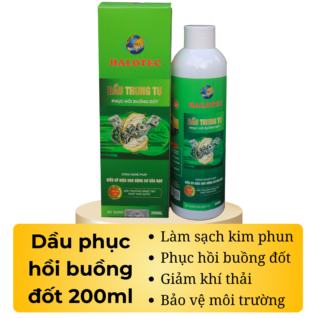 DẦU TRUNG TU – PHỤC HỒI BUỒNG ĐỐT 200ML